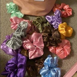 Satin scrunchies